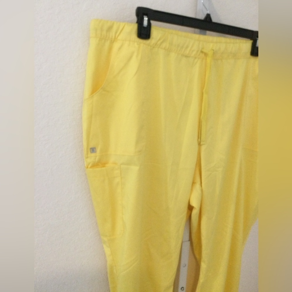 Matrix by Maeven semi jogger scrub trousers sunshine yellow Woman’s 3X - Picture 4 of 13